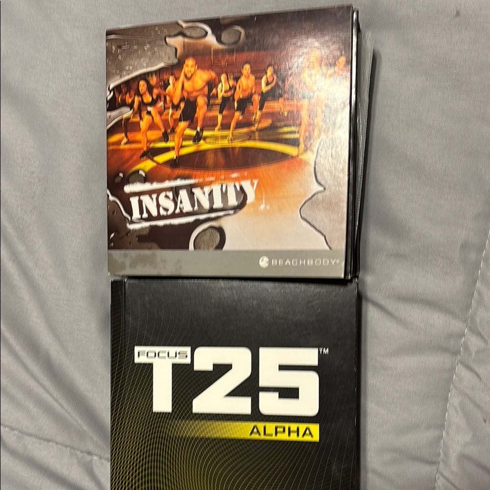 Beachbody Insanity and Focus T25 Workout Set